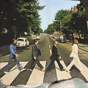Iconic Abbey Road Album Cover Poster